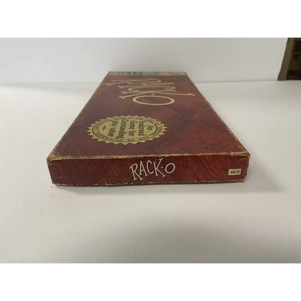 Vintage‎ 1956 Milton Bradley Rack-O Card Game Complete